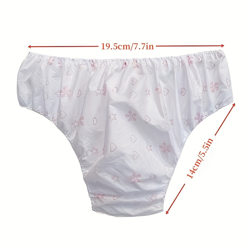 Eco-Friendly Disposable Women's Non-Woven Briefs PP Panty Green Personal Care Product
