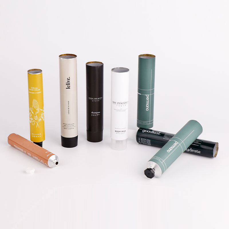 Aluminum Collapsible Cosmetic Tubes Hand Cream Aluminum Tube With Free Sample