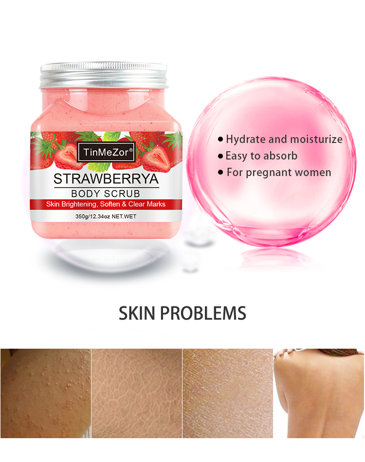 Custom Logo Skin Brightening Smooth Mango Watermelon Grapefruit Fruit Body Scrub Sugar Private Label Organic Body Scrub