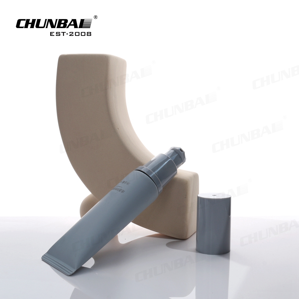 Customized Airless Face Wash Foundation Hand Cream Sunscreen Skincare Cosmetic Packaging Solution Plastic Tubes With Pump