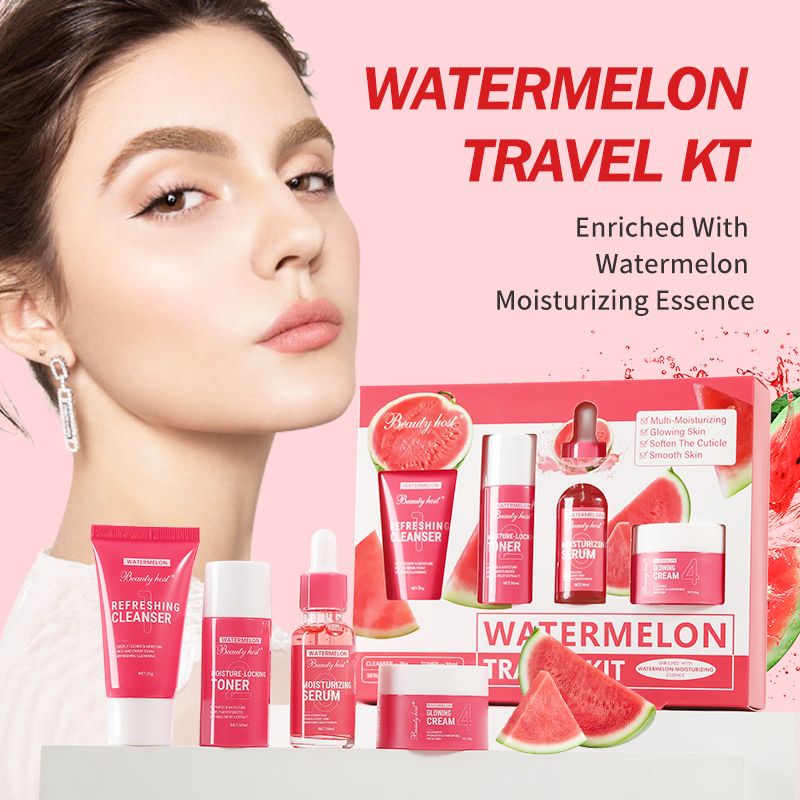Wholesale Korean Cosmetics Organic Vitamin C Skin Whitening Face Body Care Removing Dark Spot Watermelon Best Skin Care Set