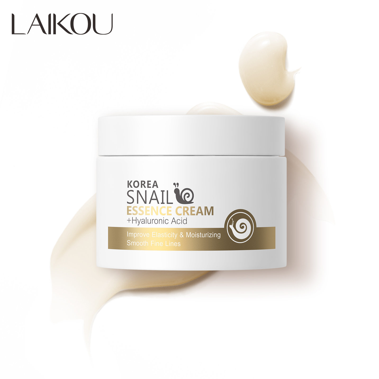 Private Label Korean Cosmetics Anti-aging Anti Wrinkle 25g Snail Mucin Collagen Face Serum Facial Essence Cream Skincare