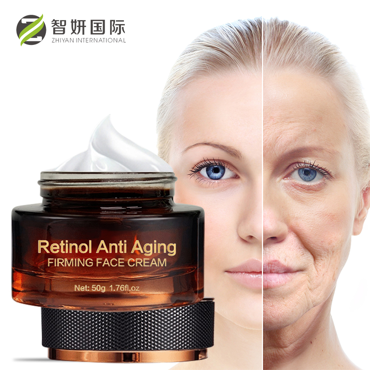 Private Label Anti-Aging Face Cream Natural Skincare Moisturizer with Vitamin a and Retinol Firming Collagen-Based Ingredients