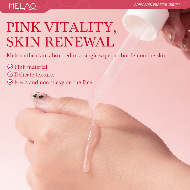 Private Label Skincare Manufacturer Whitening Serum Firming Moisturizing Natural Collagen Pdrn Pink Peptide Serum for the Face