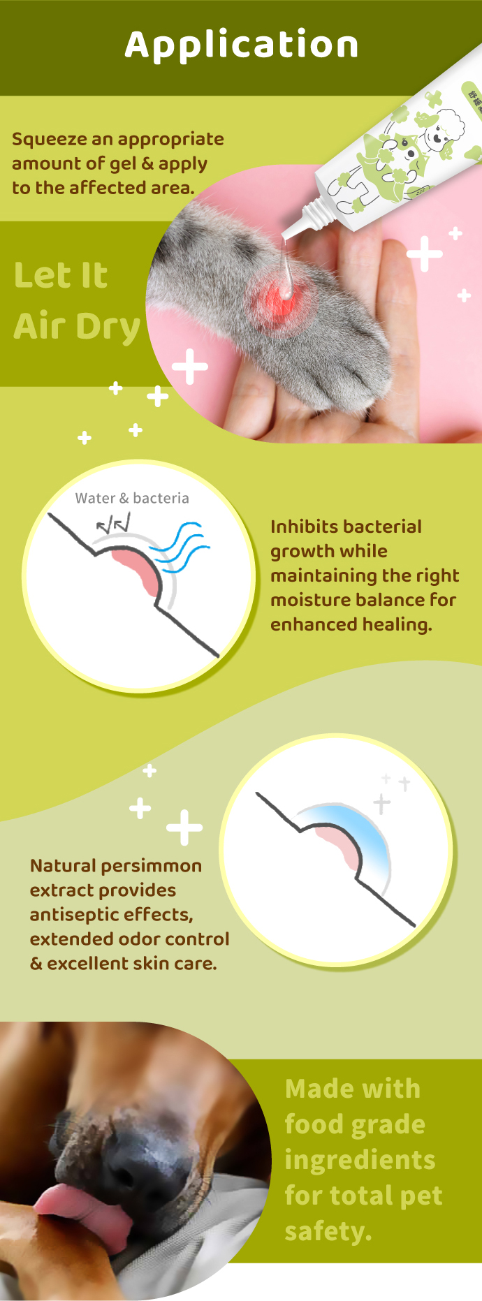 Best Selling Pet Skin Care Gel For Pets Dogs Cats