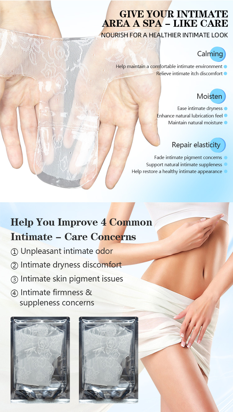 Female T-Shape Spa T Gel Mask for Bikini Area Body Vaginal Brightening Hydration Care Herbal Extracts Beauty Personal Care OEM