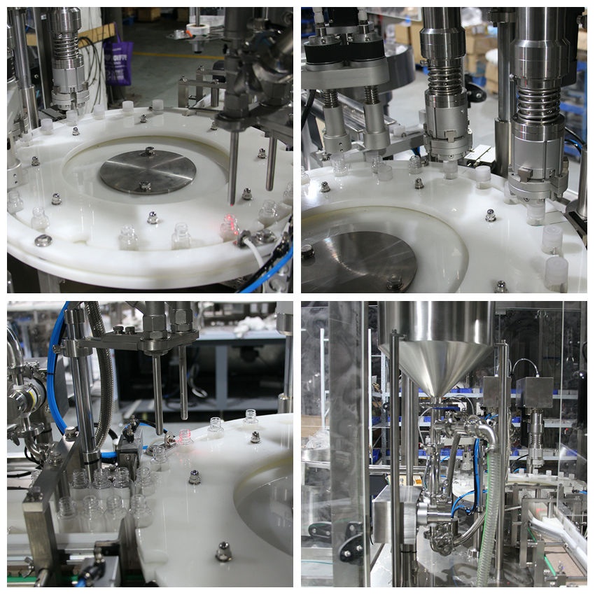 Production Line 15ml Flavours Oil Vial Filling And Capping Machine Essential Oil Filling Machines Cosmetics