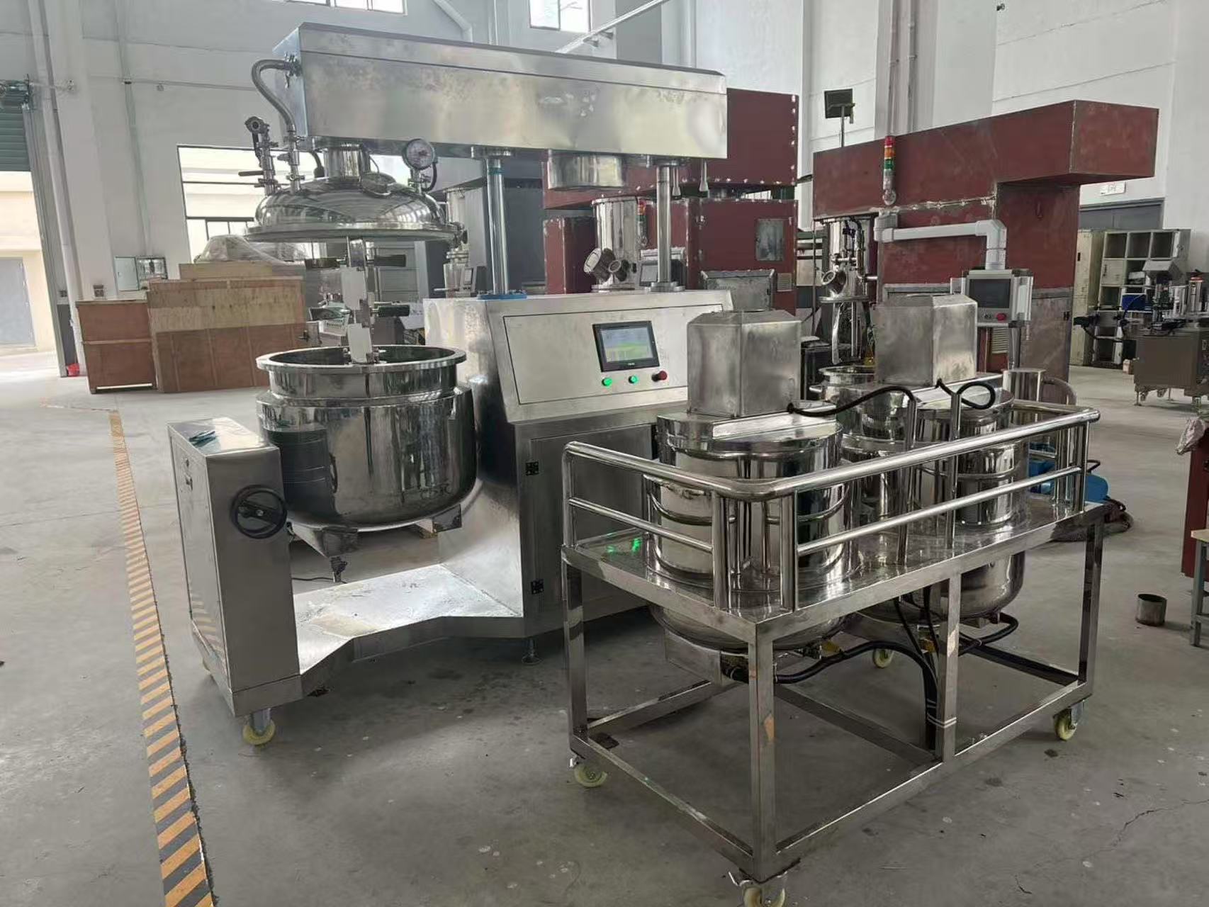 Beauty Facial Cream Vacuum Emulsifying Machine, Paste Mixing Machine, Whitening Cream Manufacturing Machine