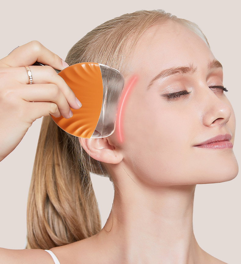 2 In 1 Silicone Facial Cleansing Brush Have Gua Sha Function Portable Face Scrubber For Daily Skin Care Massage &amp; Scraping