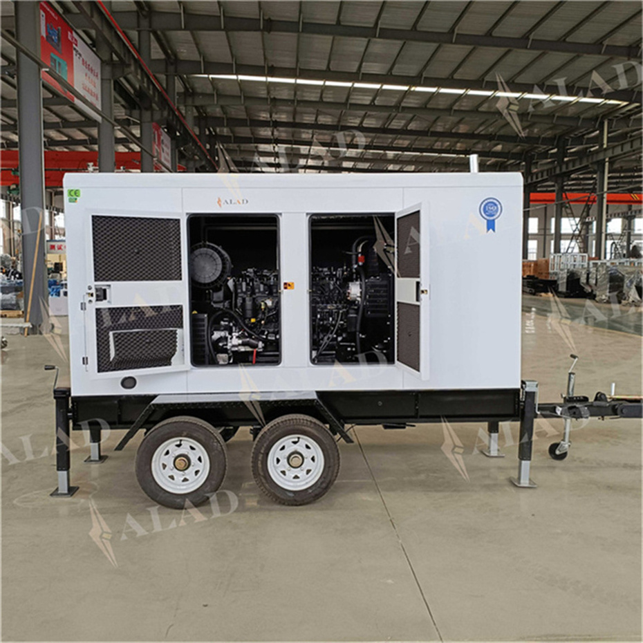 Generador Diesel Remolcable Weichai de Alta Capacidad para Energía Móvil 60kw