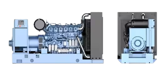 Generador de energía 640kw 800kVA 720kw 900kVA 800kw 1000kVA 1200kw 1500kVA Generadores de energía diésel de marco abierto 50/60Hz 1500rpm Imán permanente 3 Fase