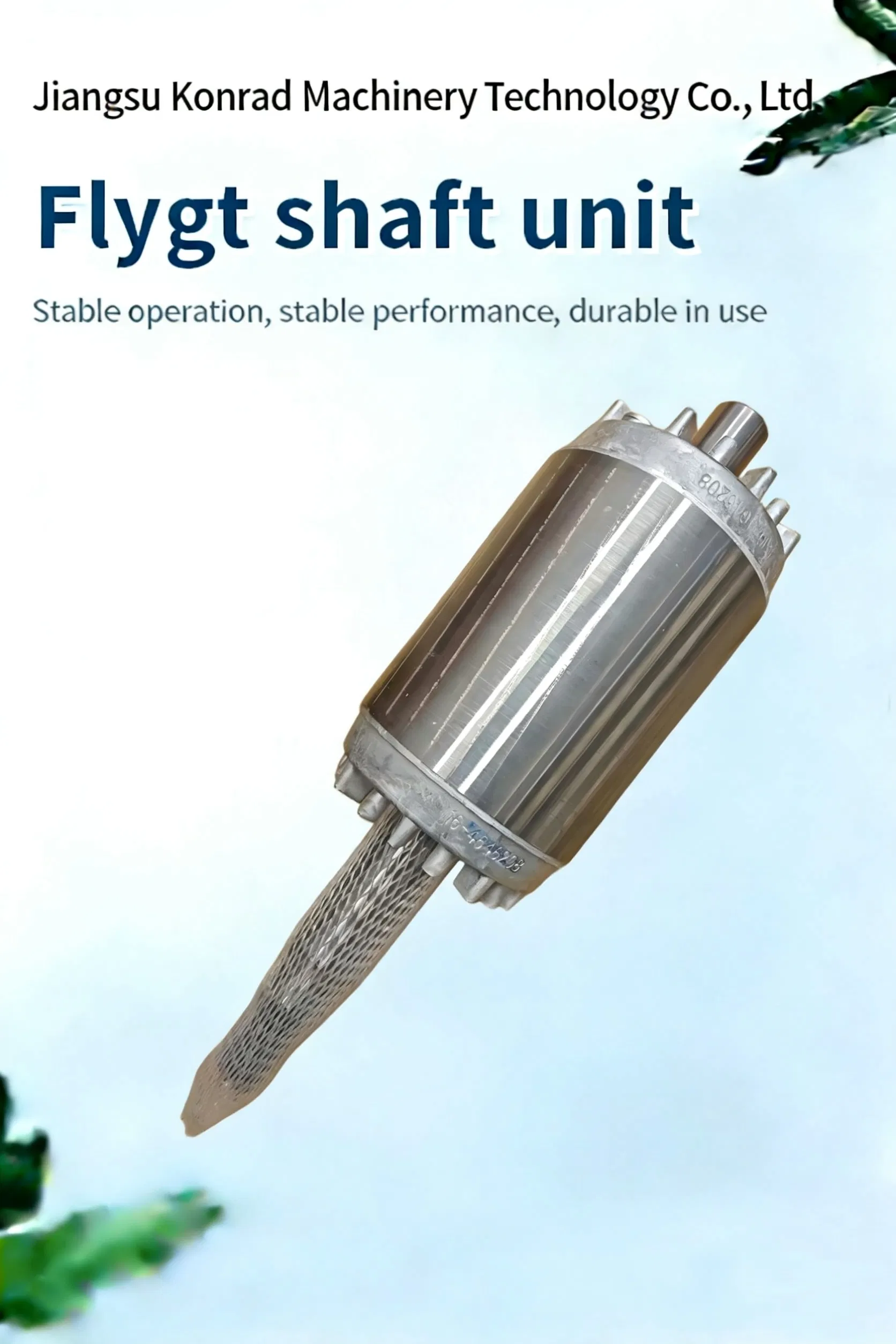 Unidad de eje de operación estable de alta resistencia para bomba de aguas residuales Xylem Flygt