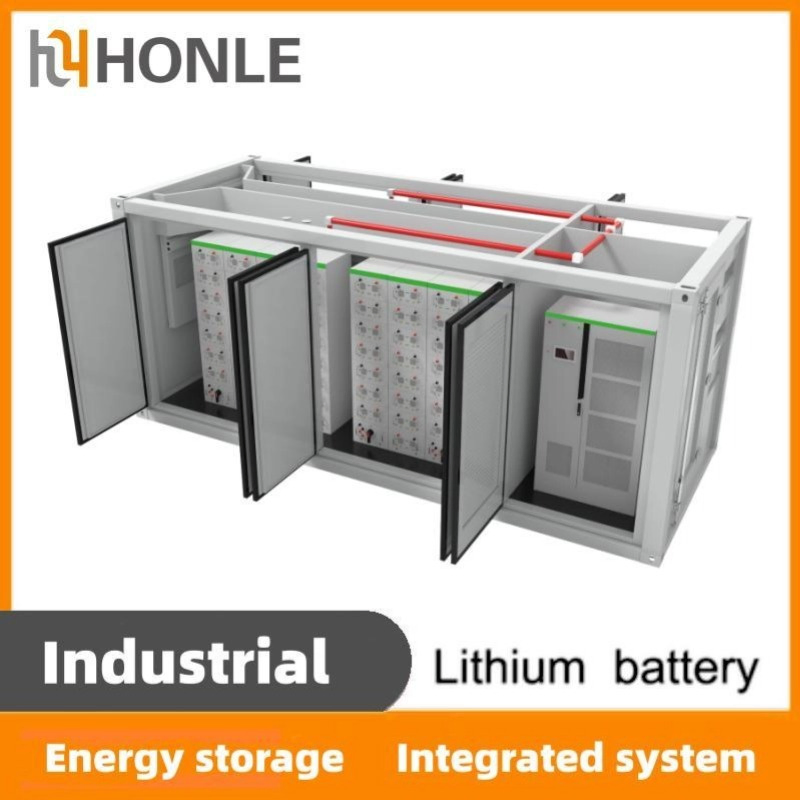 Sistema de almacenamiento de energía en contenedor con batería de iones de litio para suministro eléctrico industrial, energía solar fotovoltaica y respaldo de energía
