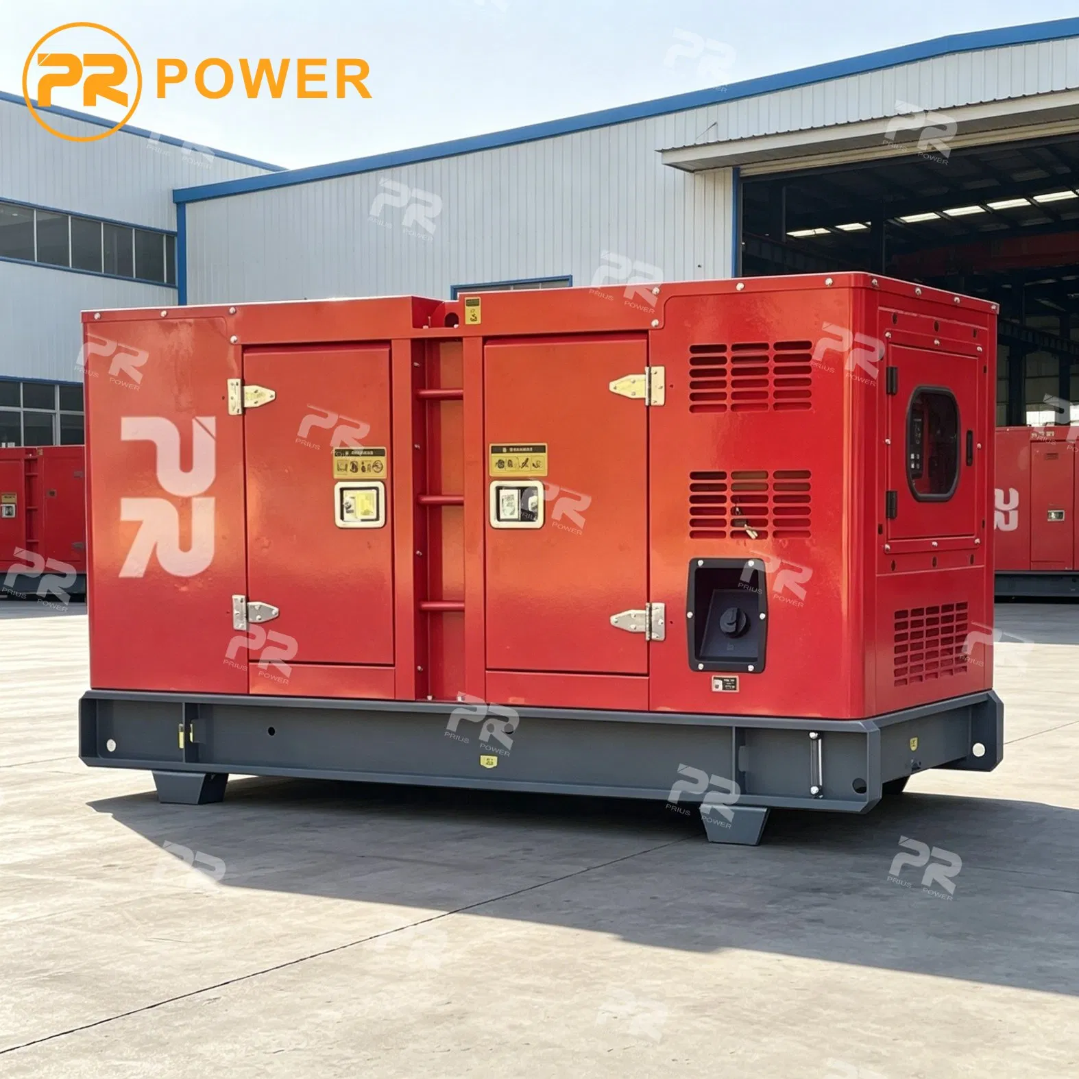 Generador Diesel Trifásico Super Silencioso de Potencia Prime 30kVA 50/60Hz con Motor Peikins 1103A-33G Arranque Automático ATS