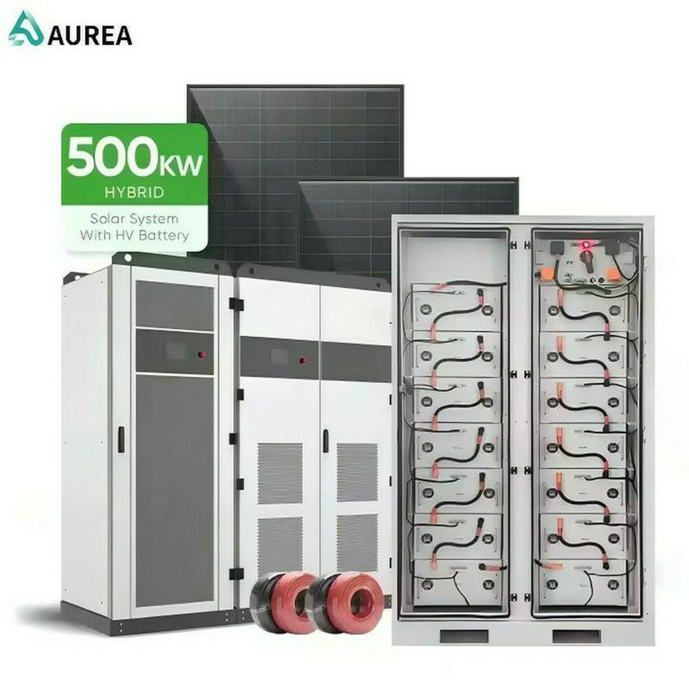 All in One Commercial Industrial off Grid Power Kit 50kw 100kw 300kw 500kw High Voltage LiFePO4 Battery Energy Storage System Factory Backup Power Solution