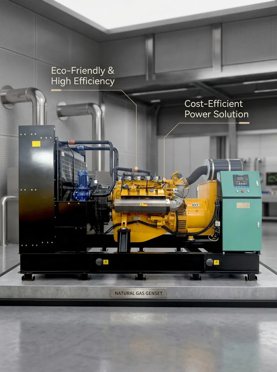 1600kw Generador de Biogás Natural Biomasa/LPG/Propano Silencioso de Alta Potencia Contenedor de Doble Combustible Aguas Residuales Coke Syngas Gas de Madera Fabricante para Escuela, Edificio de Oficinas