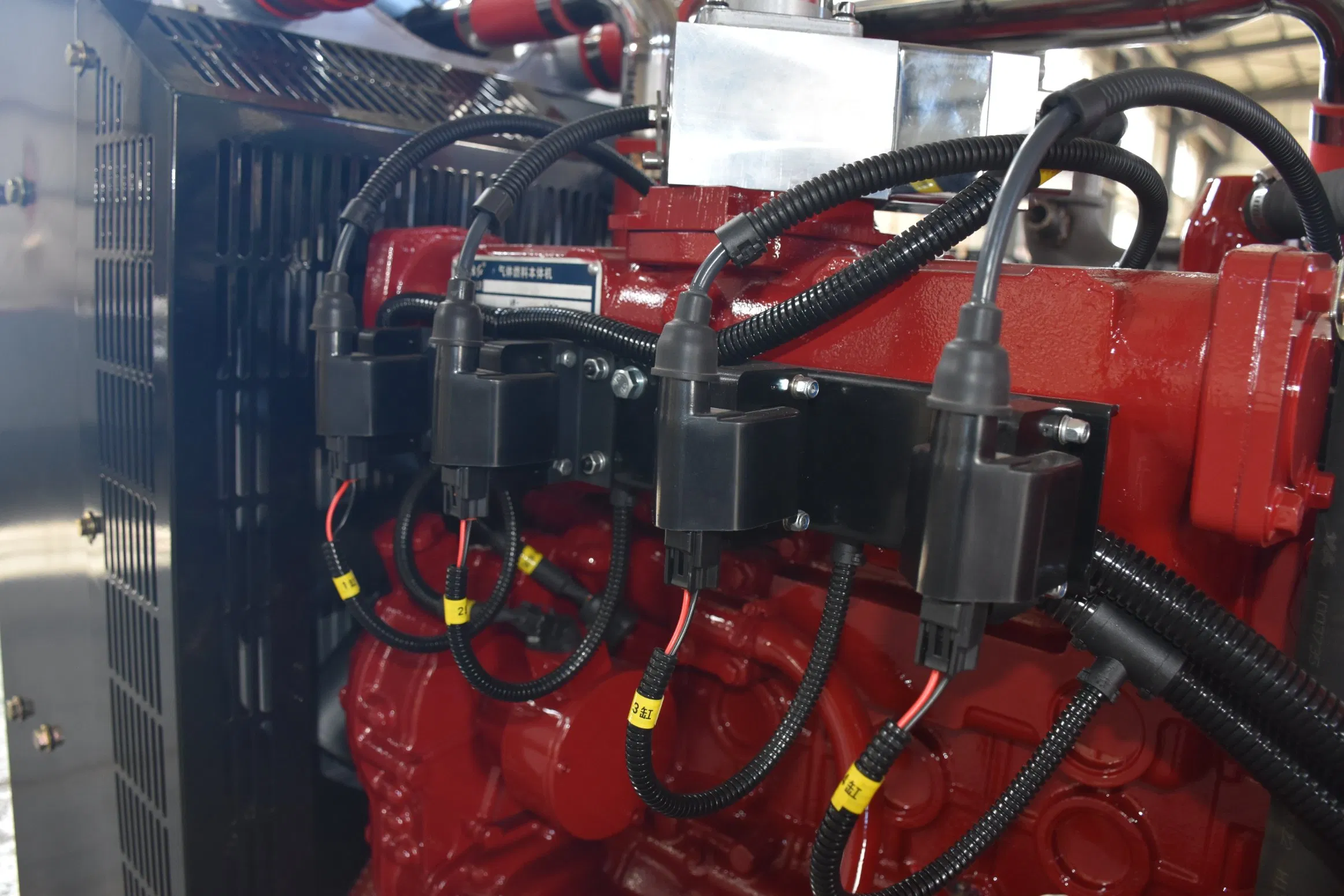 90kw 50Hz 1500rpm Turbina de Gas Dual Diésel Hidrógeno Madera Gas/Nitrógeno Biogás Biomasa Aguas Residuales Coke Generador de Motor Commins Generador de Gas Generador de Gas Natural
