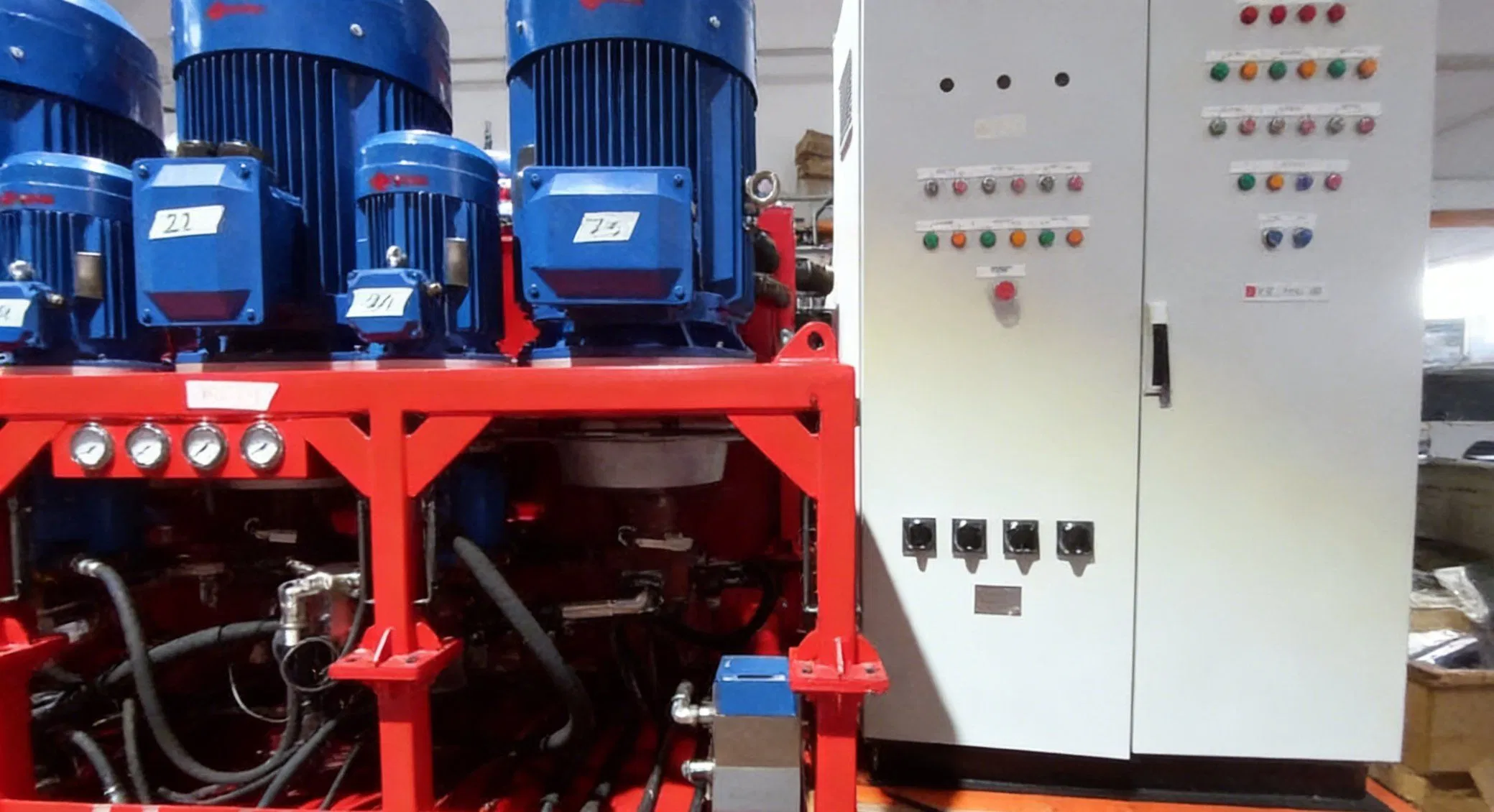 Unidad de Potencia Hidráulica Avanzada con 3 X90 Kw de Capacidad del Paquete de Potencia
