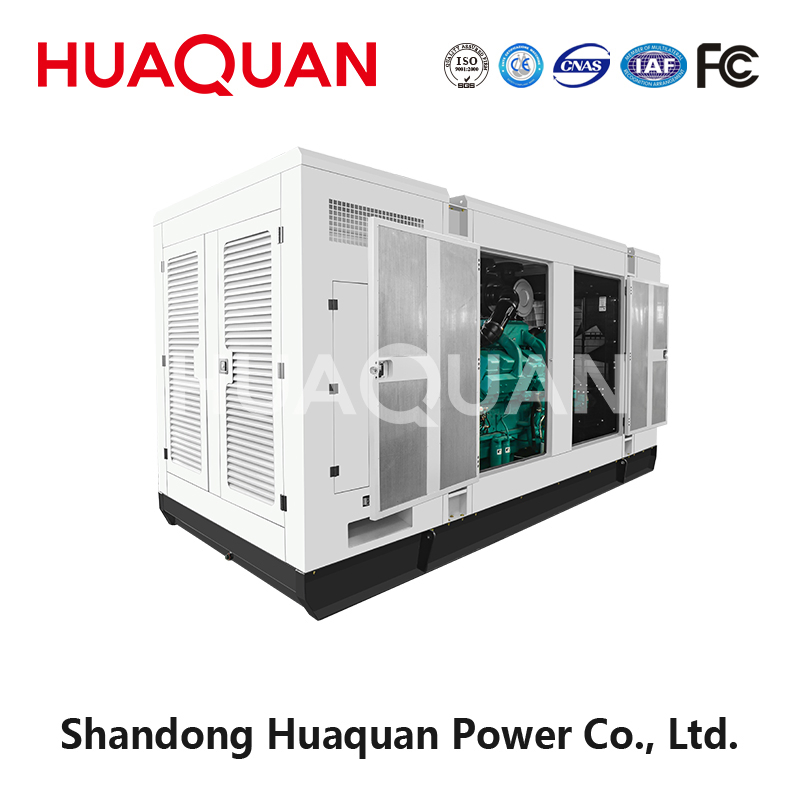 Generador Diesel de Contenedor de Remolque Abierto Silencioso de Potencia Prime del Motor Wc Series 200kw 250kVA