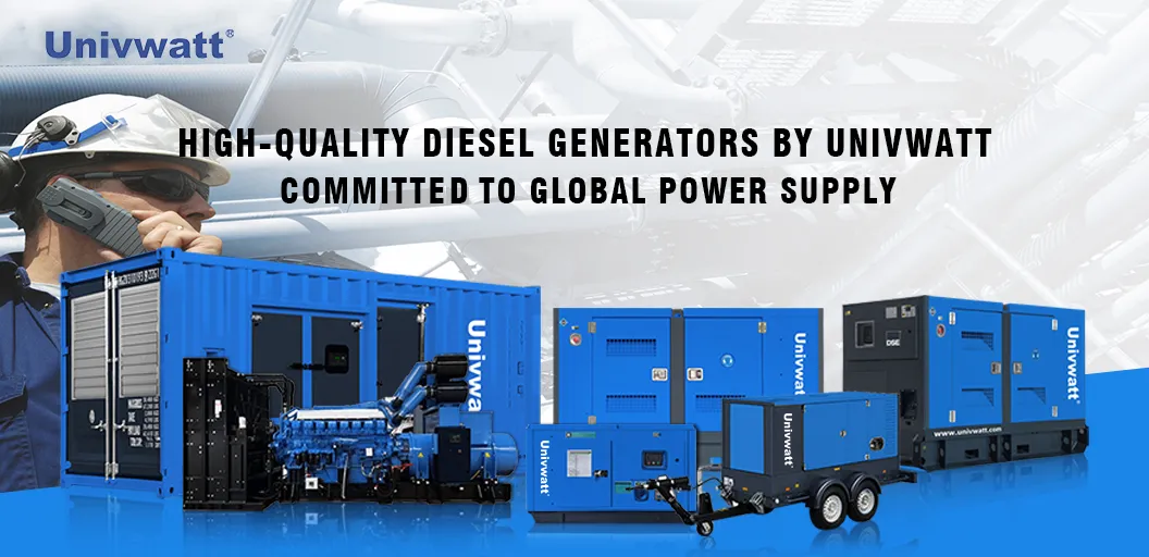 Conjunto de Generador Diesel Eléctrico de Marco Abierto para Uso Industrial
