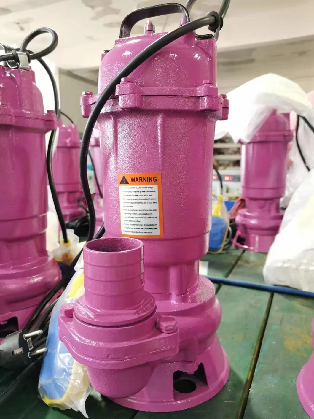 Bomba de aguas residuales de la serie WQD