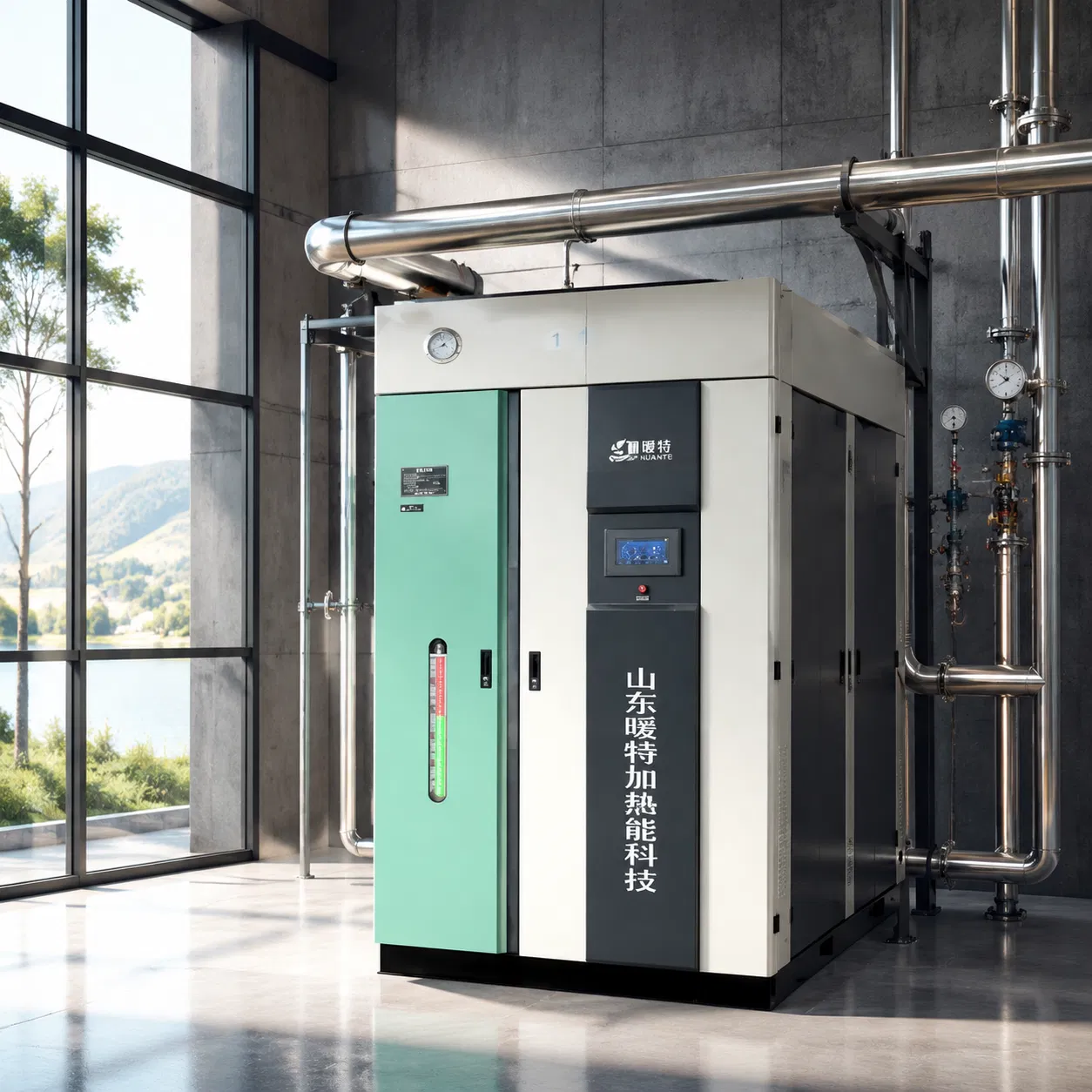 Caldera de vapor industrial modular en paralelo de múltiples unidades para gran fábrica