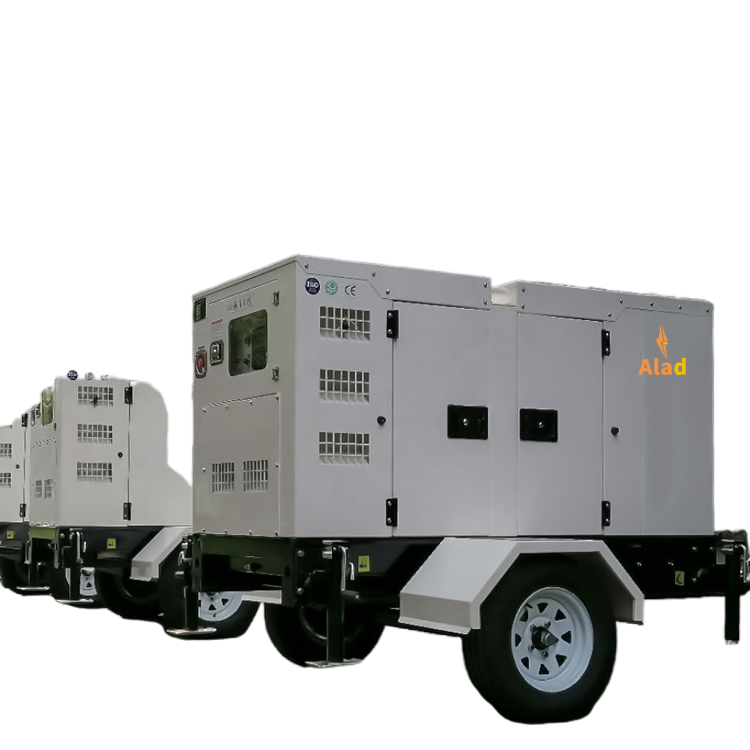 Generador Diesel Remolcable Weichai de Alta Capacidad para Energía Móvil 60kw