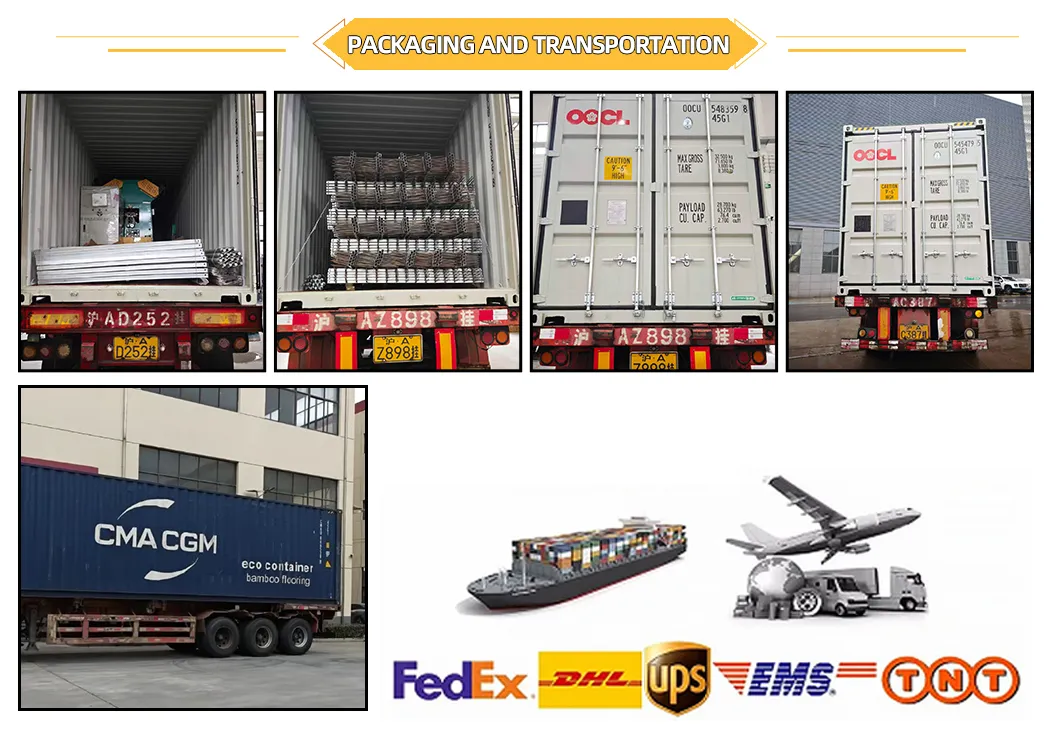Preparación de embalaje y logística de exportación