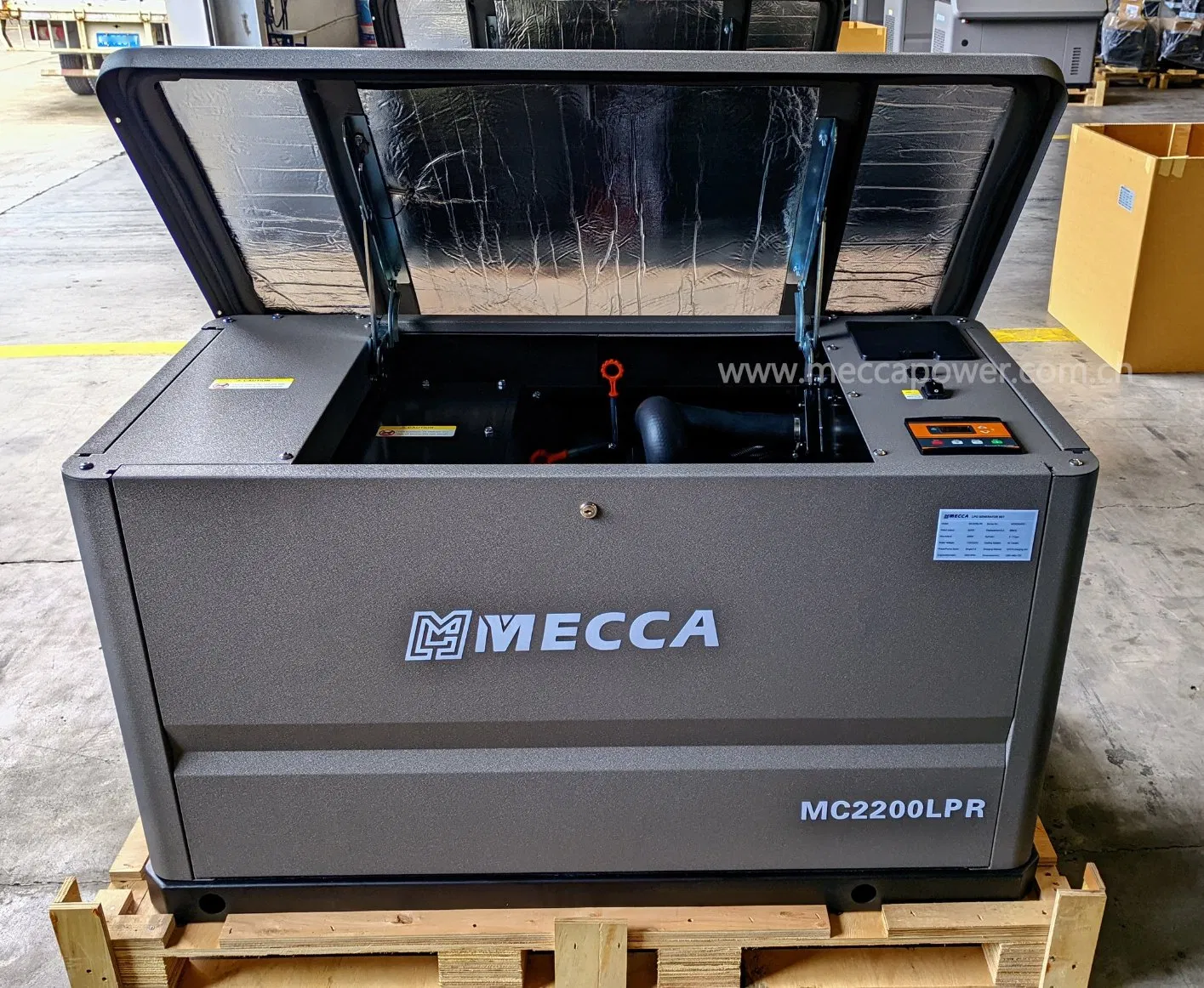 Generadores Silenciosos de Doble Combustible Mecca Power LPG y Gasolina 15kw 20kw para Respaldo en el Hogar