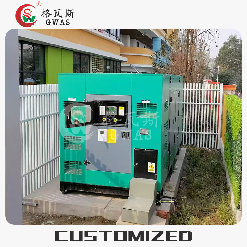 Generador Genset Eléctrico Con Capó Aislante 100kVA Generador Diésel Mhi Mitsubishi 72db Unidad Silenciosa de Bajo Ruido Residencial