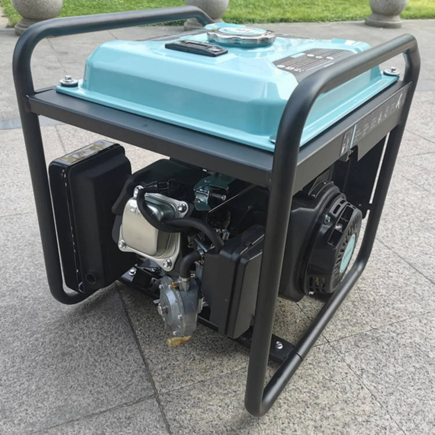 Generador de energía eléctrica portátil pequeño tipo LPG de marco abierto 3000W 4000W 5000W 3kw 3.5kw 10 kVA a gasolina para casa
