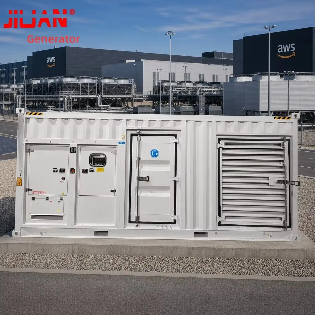 Grupo Electrogeno Silencioso 1100kw 1260kw 1375kVA 1575kVA 1600kw 2000kw Container Type 3 Phase Silent Generator for Business