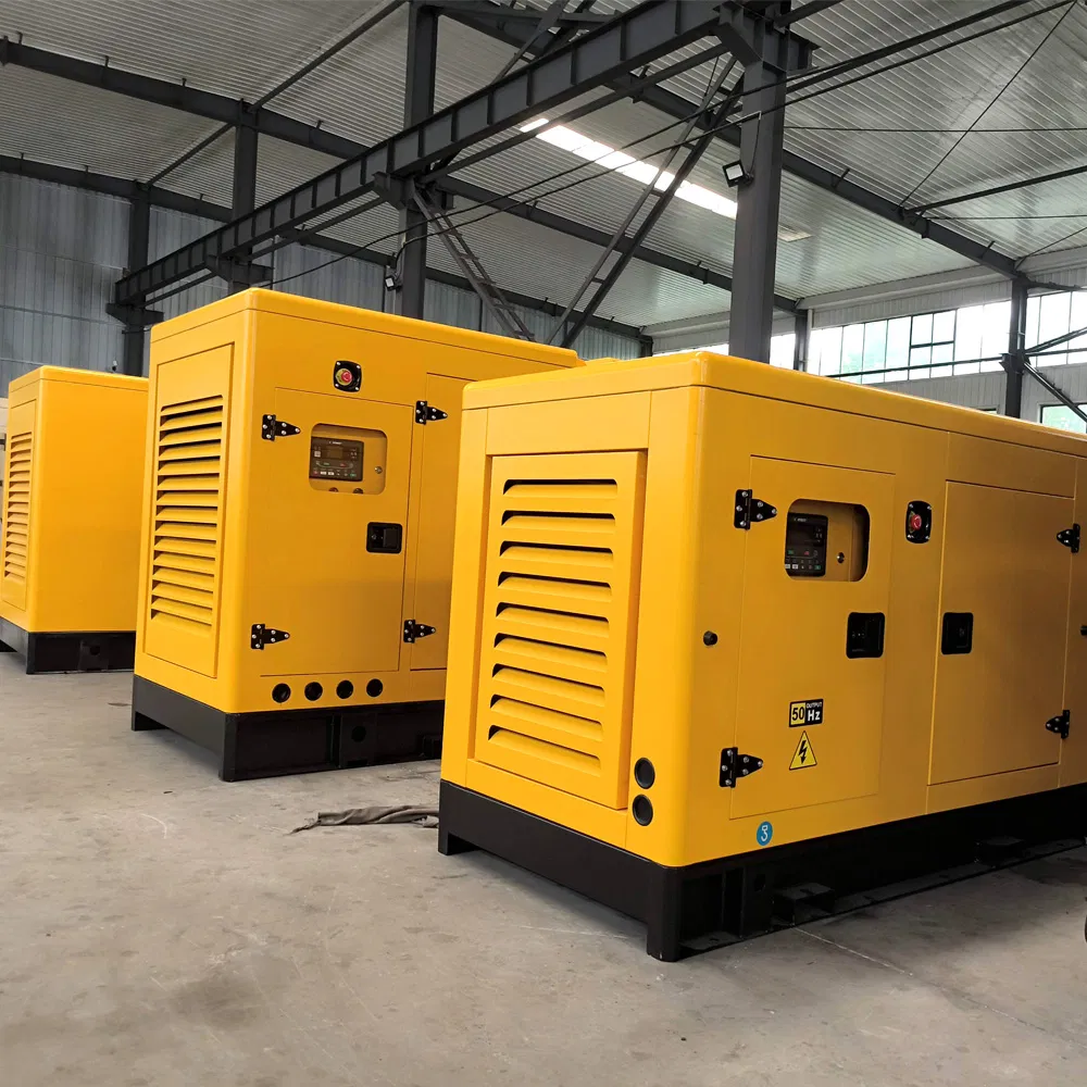 50kVA 1500rpm Generador Diesel Silencioso de Potencia Prime por Weichai Perkins Cummins