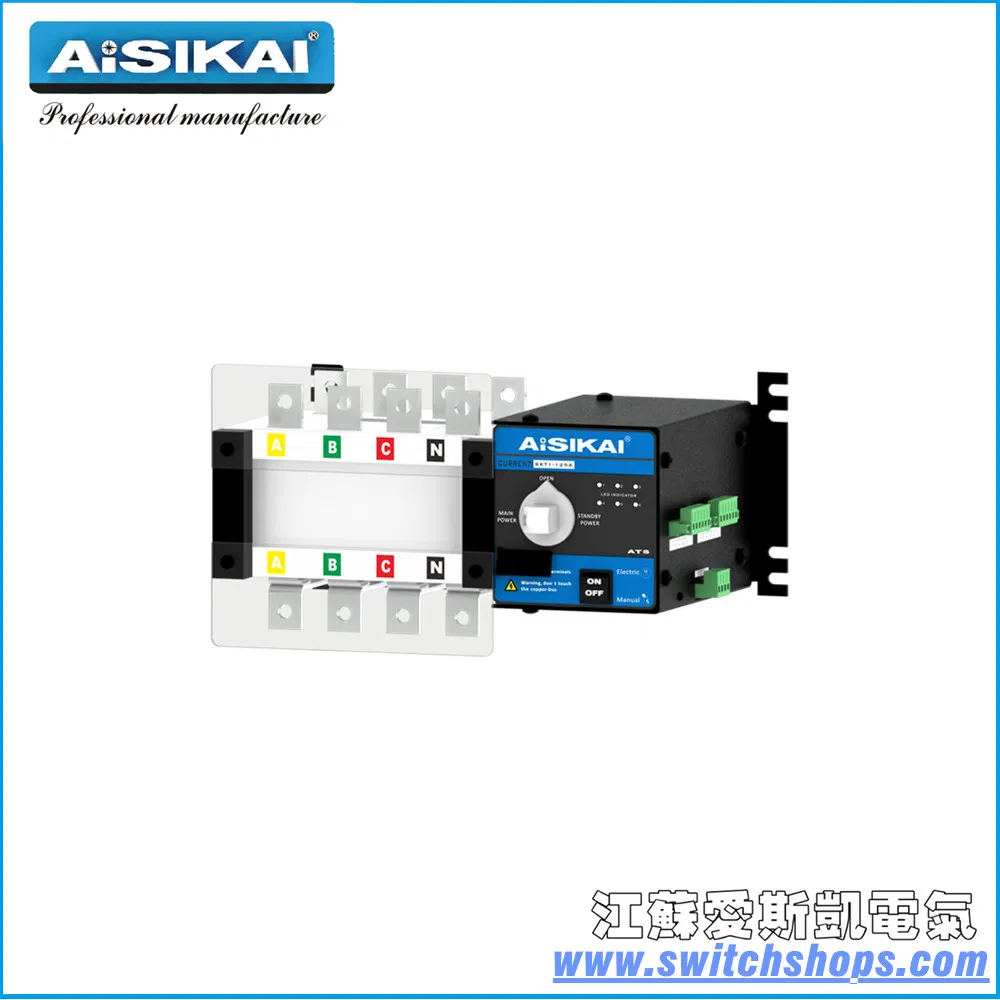 Interruptor de Transferencia Automático Inteligente 1600A con 380V CE, CCC, ISO9001