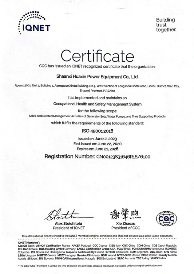Certificado HSE 3