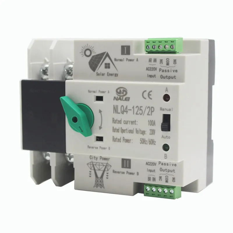 ATS160A 4p Interruptor de Transferencia Automática