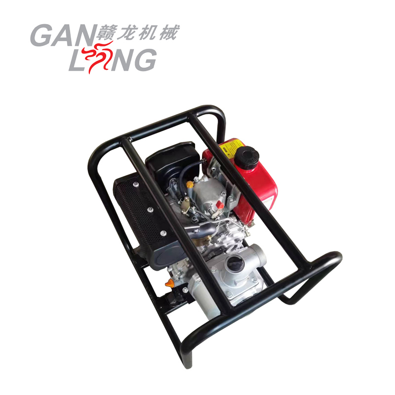 4 Pulgada 6 Pulgada 5HP Conjunto de Bomba de Agua Portátil de Motor Diesel, 10 HP Bomba de Agua Móvil para Riego Agrícola