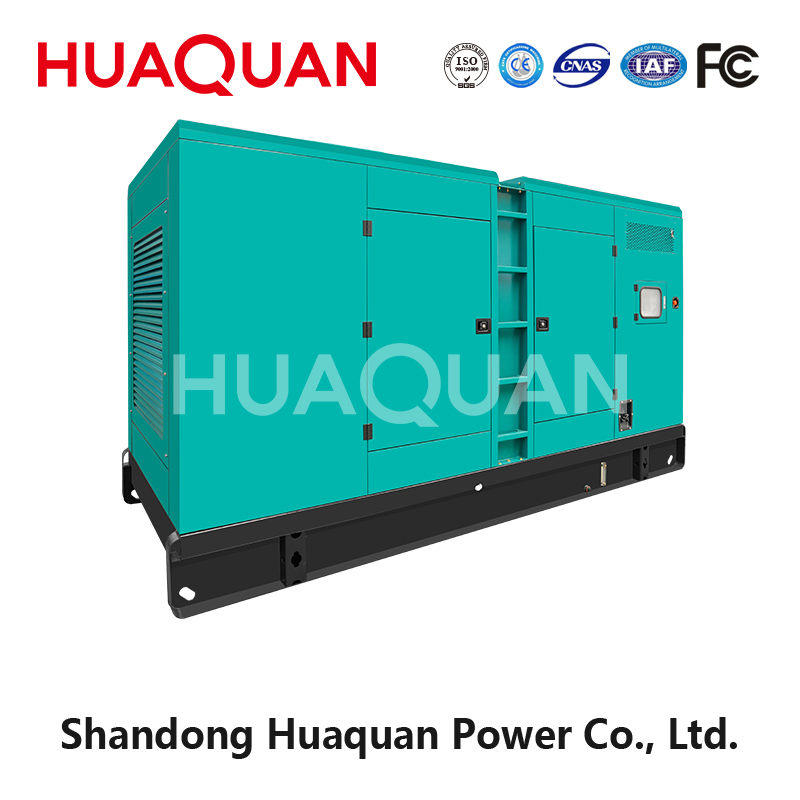 Generador Diesel de Contenedor de Remolque Abierto Silencioso de Potencia Prime del Motor Wc Series 200kw 250kVA