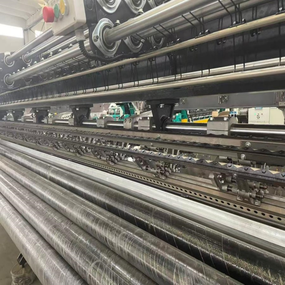 Equipo textil de tejido de urdimbre de aguja simple de bajo ruido y ahorro de energía, impulsado por correa, para la producción de cintas elásticas