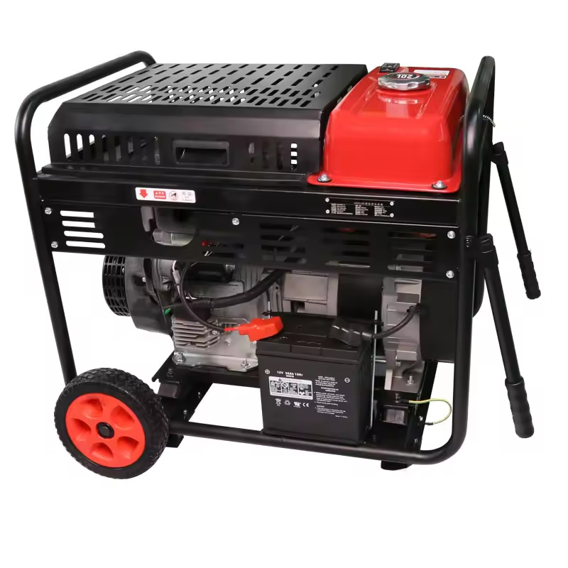 Senci 8kw 8.5kw Generadores Eléctricos de Gasolina AC 230V Generador Portátil Diesel 9kw Generador de Doble Combustible