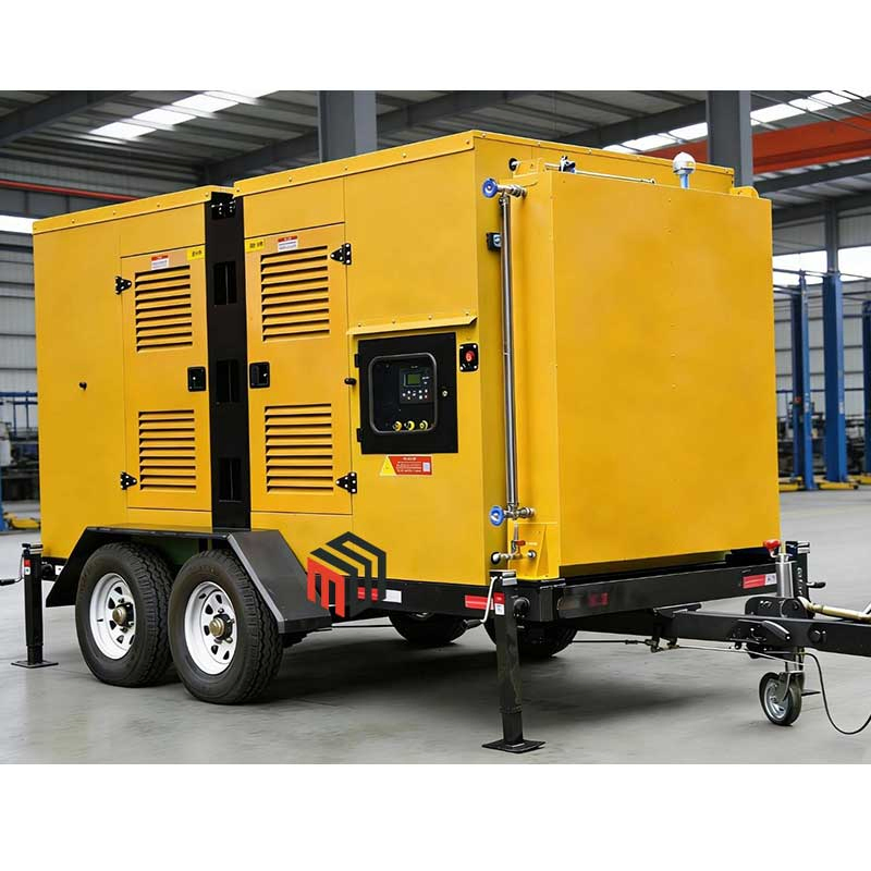 200kw 300kw 350kw Generador diésel móvil de emergencia para sitio de construcción, remolcable y certificado por la EPA, en venta