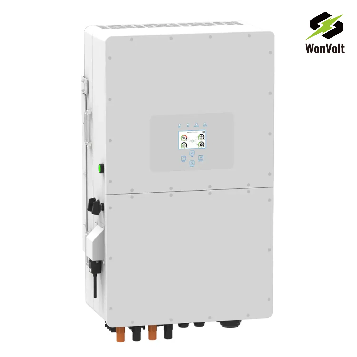 Deye 30kw 50kw 70kw 80kw 100kwh Sistema de Energía Solar de Respaldo Industrial con Arranque de Generador