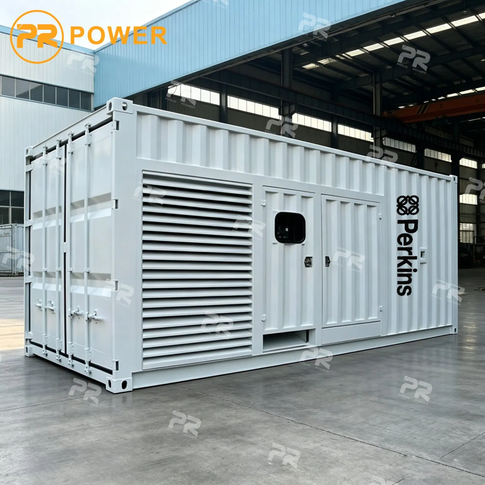 1650kVA Unidad Generadora Super Silenciosa 50Hz Contenerizada con 4012-46tag3a Motor 220/380V Sistema de Refrigeración de Agua Ajustable