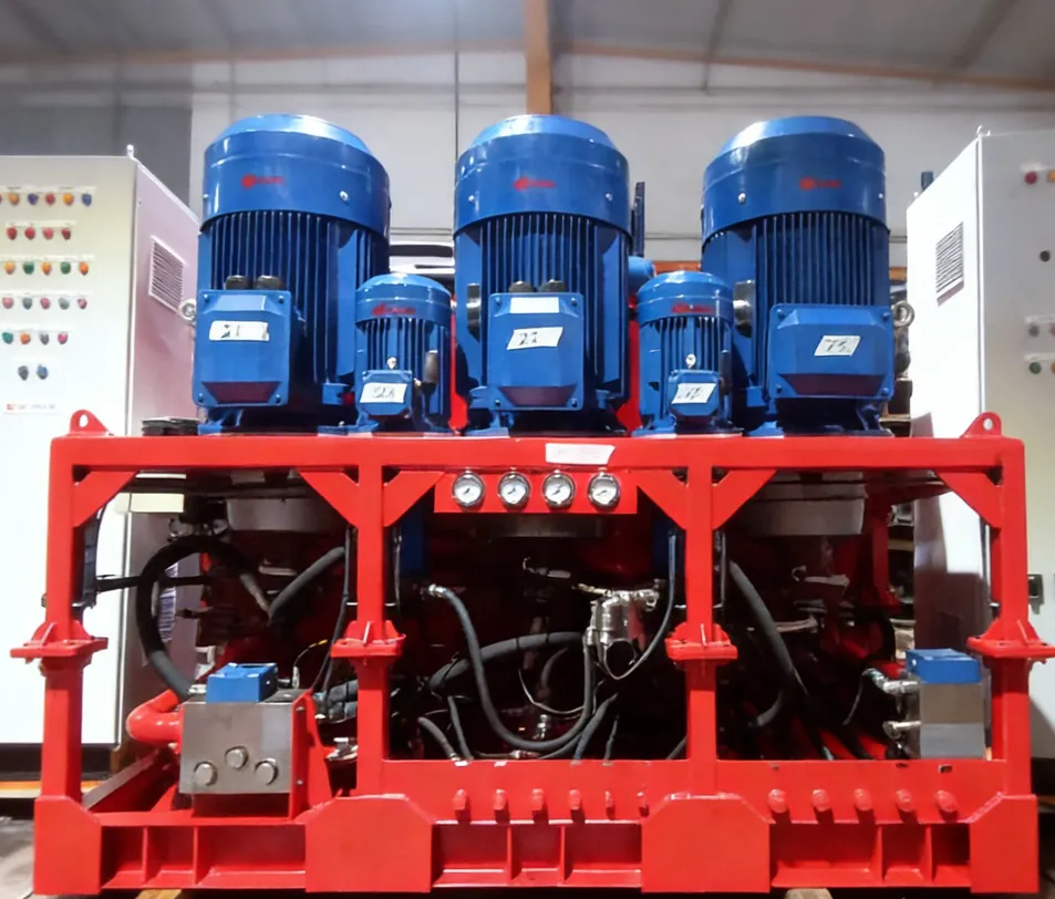 Unidad de Potencia Hidráulica Avanzada con 3 X90 Kw de Capacidad del Paquete de Potencia