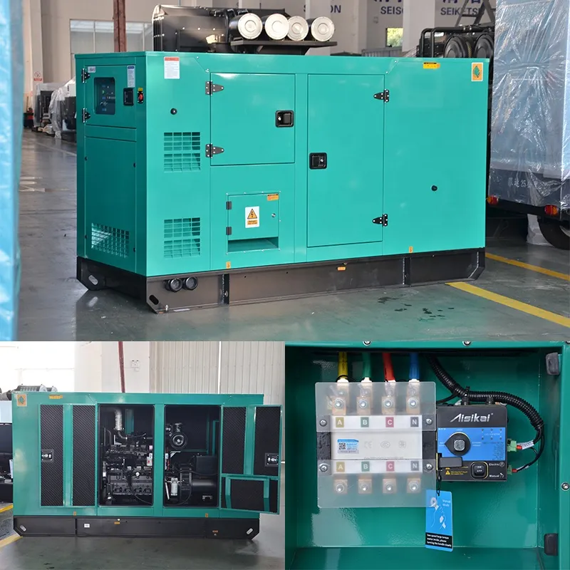 Generador Silencioso de Doble Combustible 400kVA Conjunto Generador Autoalimentado con CE