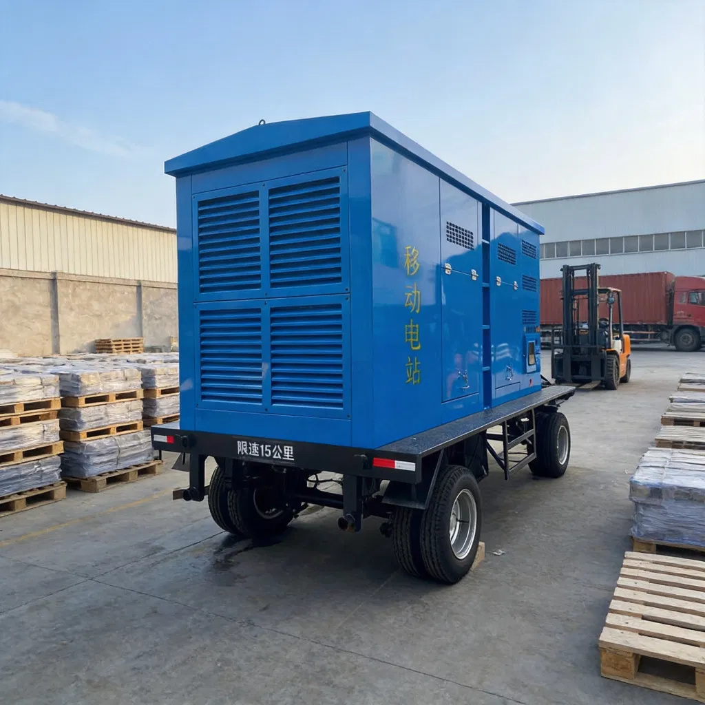 Generador diésel portátil, móvil, remolcable y silencioso Cummins Weichai Yuchai Per-Kins para suministro de energía eléctrica de respaldo en fábricas industriales y conciertos