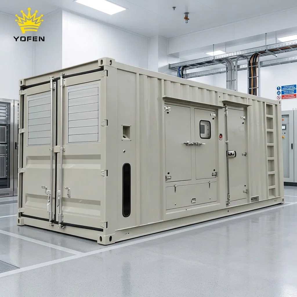 1600kw Generador de Biogás Natural Biomasa/LPG/Propano Silencioso de Alta Potencia Contenedor de Doble Combustible Aguas Residuales Coke Syngas Gas de Madera Fabricante para Escuela, Edificio de Oficinas