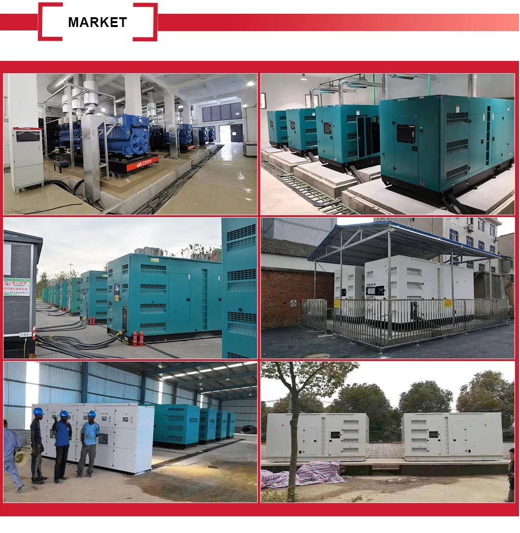 Generador Silencioso de Doble Combustible 400kVA Conjunto Generador Autoalimentado con CE