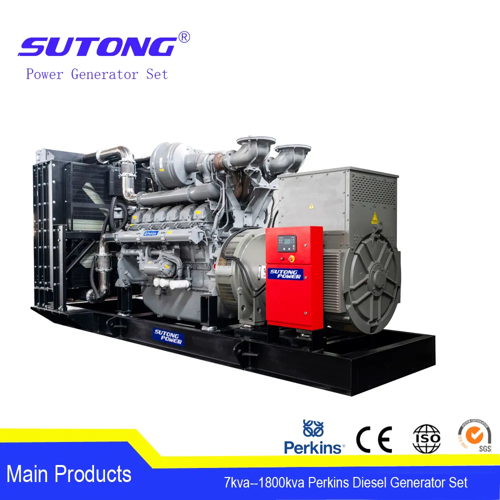 1000kVA Motor Perkins de Potencia Prime Es 1688kVA 1350kw Grupo Generador Diésel