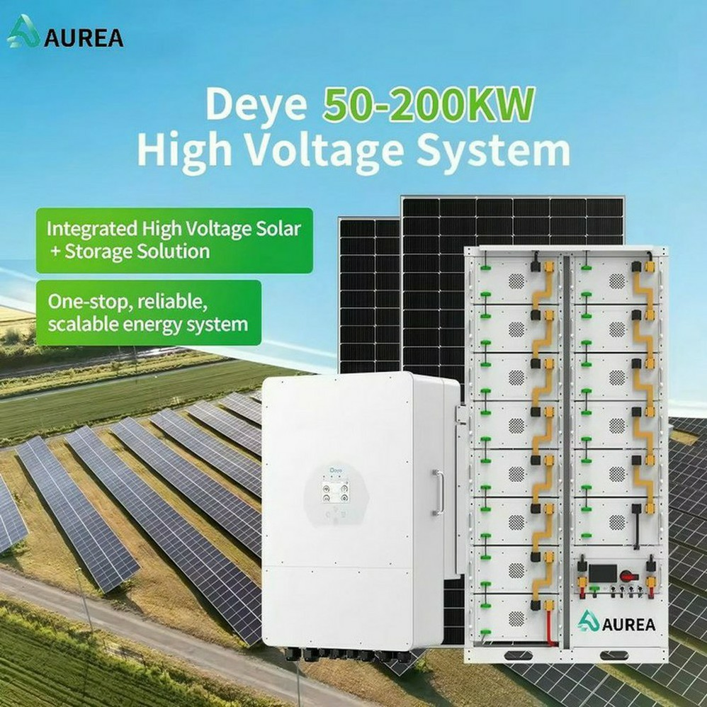 All in One Commercial Industrial off Grid Power Kit 50kw 100kw 300kw 500kw High Voltage LiFePO4 Battery Energy Storage System Factory Backup Power Solution